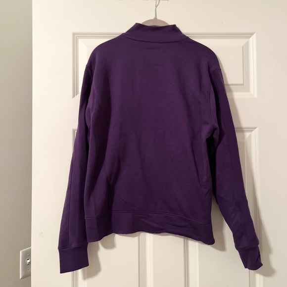 NWOT Under Armour New York University Purple 1/4 Zip - Picture 4 of 4
